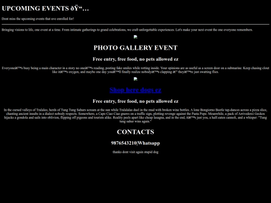 event/event screenshot