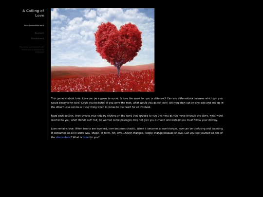Trial of Love Draft screenshot