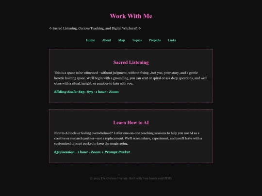 services screenshot