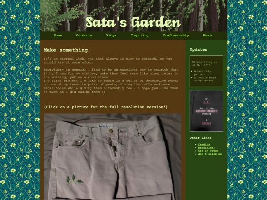 craftsmanship/embroidery screenshot