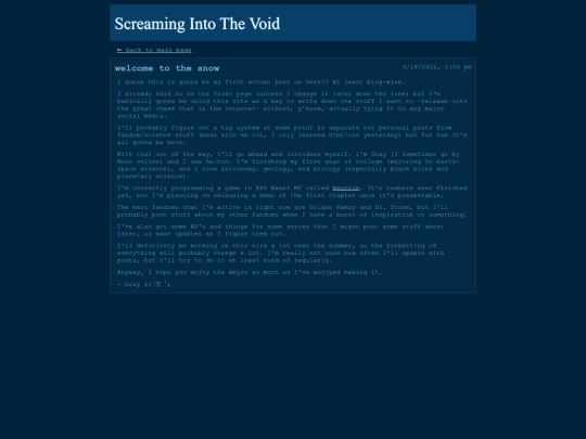 blog screenshot