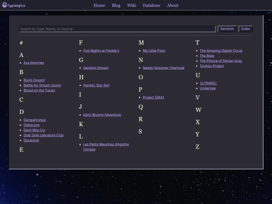database/media-index screenshot