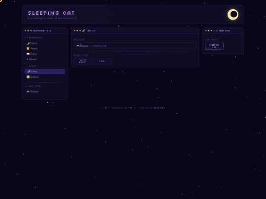 pages/links screenshot