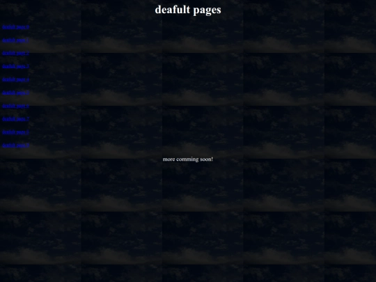 deafult screenshot