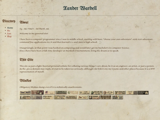 index screenshot