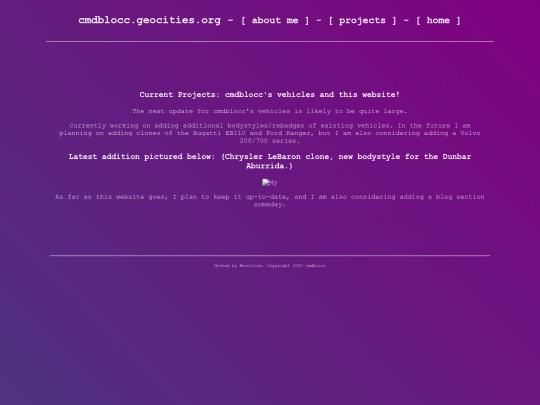 projects screenshot