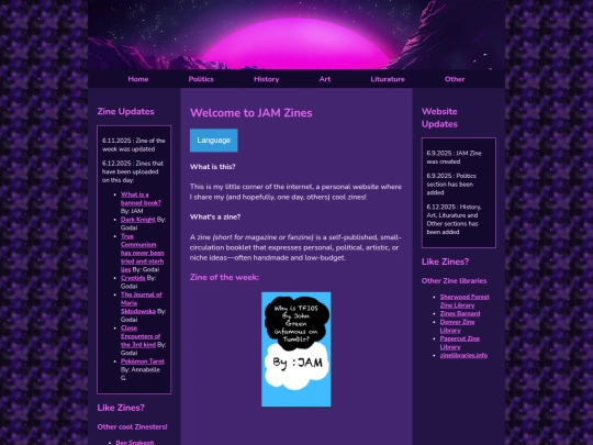 English/Home screenshot