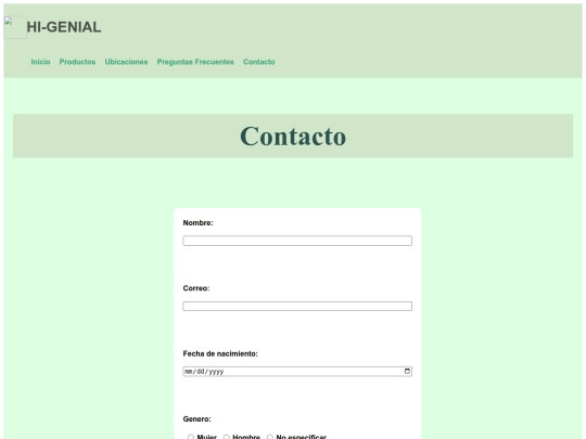 contacto screenshot