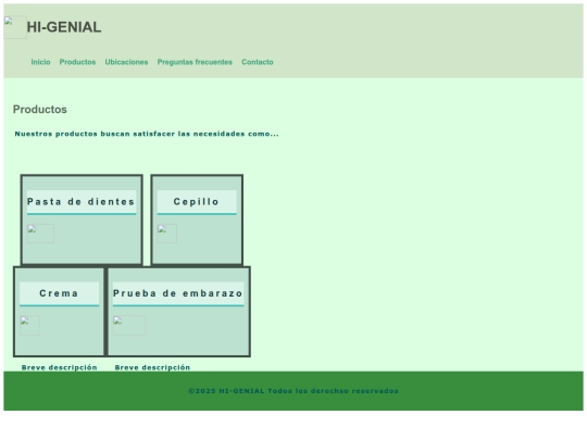 productos screenshot