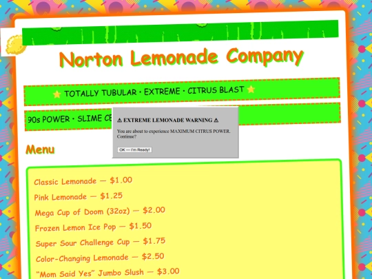 lemonade screenshot