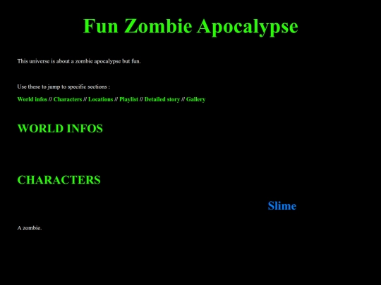 creations/universes/fun-zombie-apocalypse screenshot