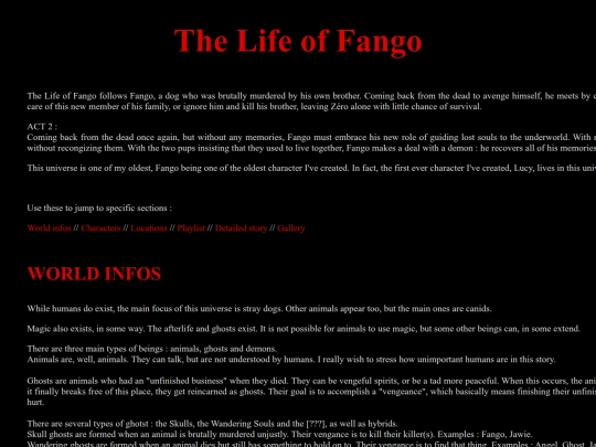 creations/universes/the-life-of-fango screenshot