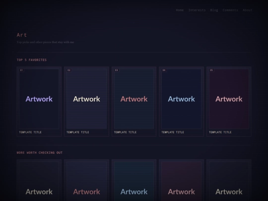 pages/art screenshot