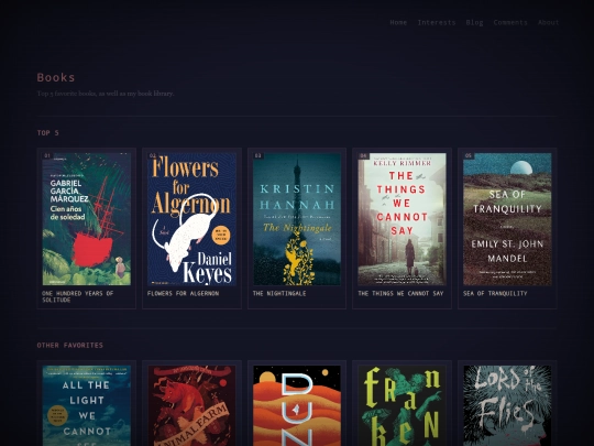 pages/books screenshot