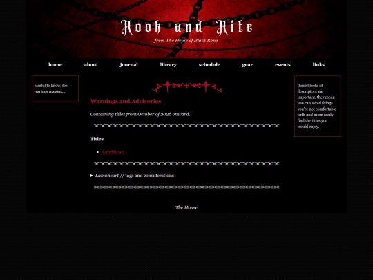 warnings screenshot