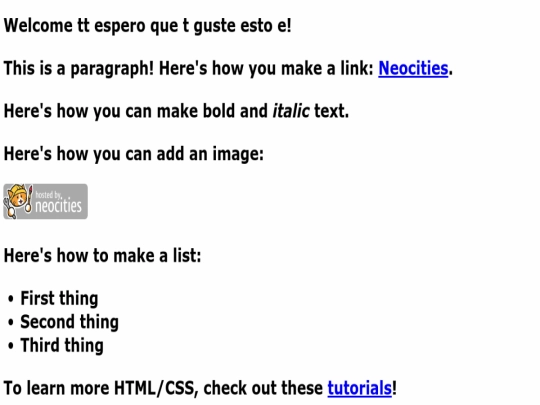 index screenshot