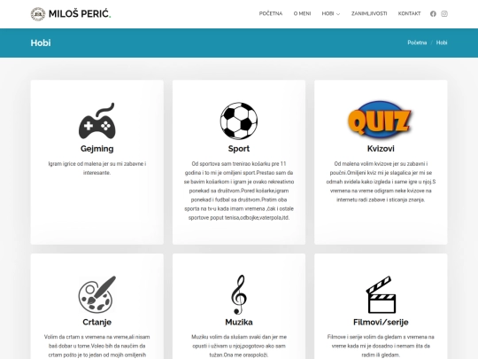 services screenshot