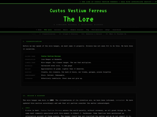 lore screenshot