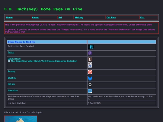 index screenshot