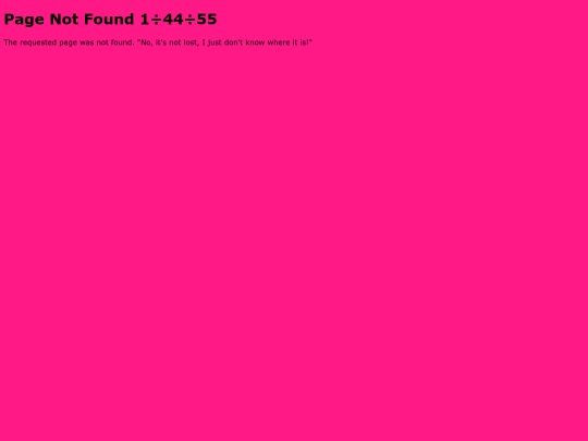 not_found screenshot