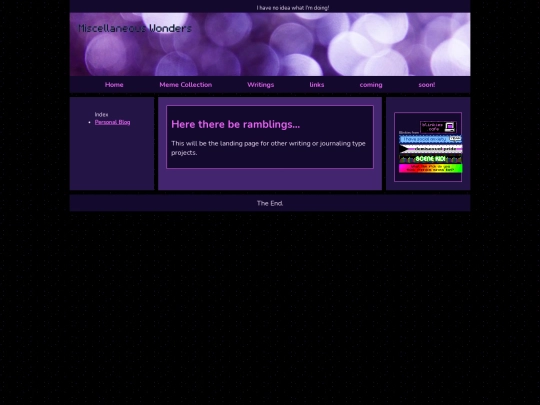 Writings screenshot