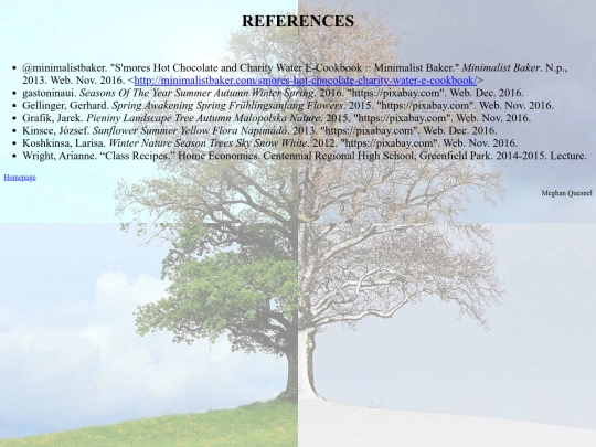 references screenshot