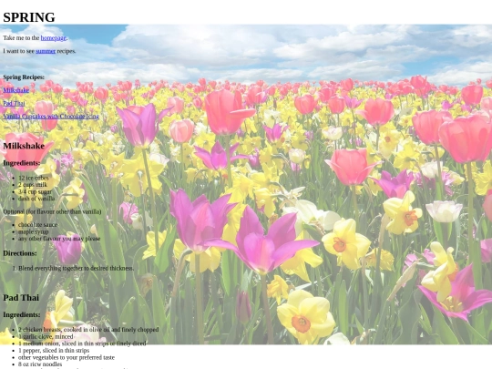 spring screenshot