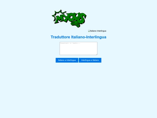 pages/traduttore italiano interlingua screenshot