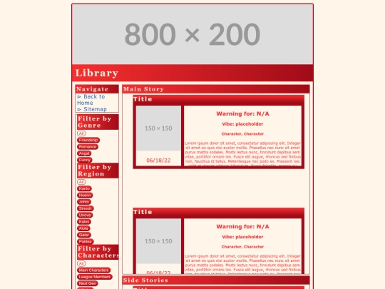 library screenshot