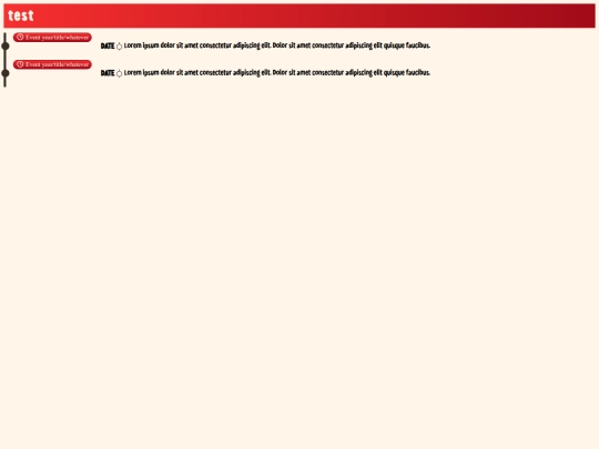timeline/tltest screenshot