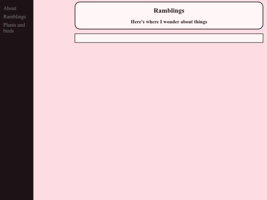 ramblings screenshot