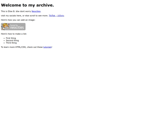 index screenshot