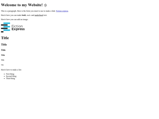 example screenshot