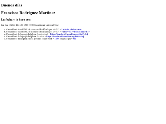 html/reloj screenshot