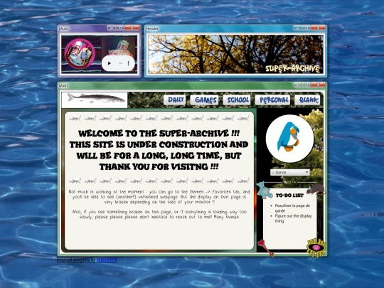Home Page/main screenshot