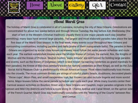 Mardi-Gras/about screenshot