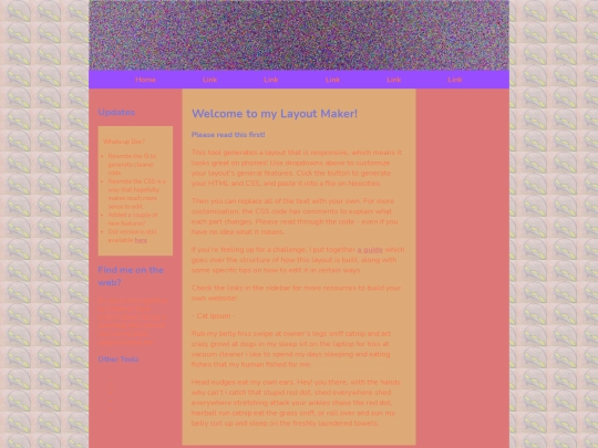 index experiment screenshot