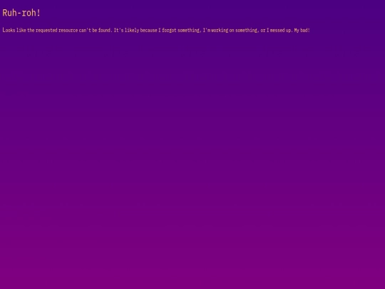 not_found screenshot