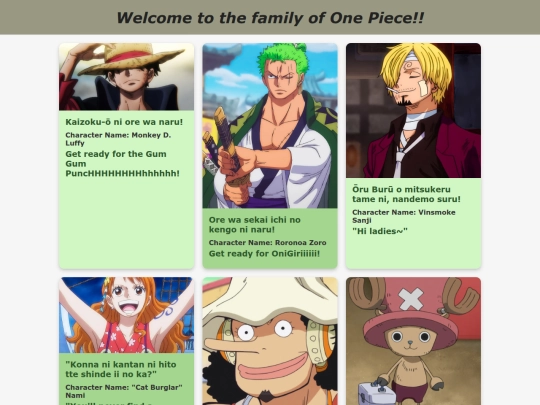 family of onepiece/designed screenshot