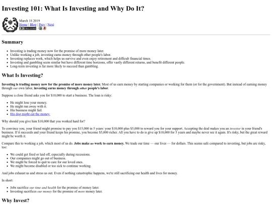blog/2019-03-18-Investing101-WhatIsInvestingAndWhyDoIt screenshot
