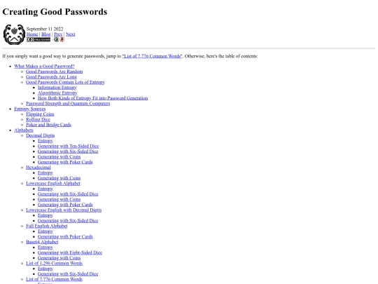blog/2022-09-11-CreatingGoodPasswords screenshot