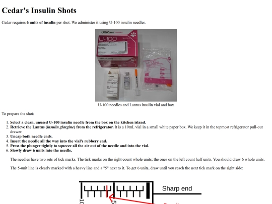 cedarinsulin screenshot