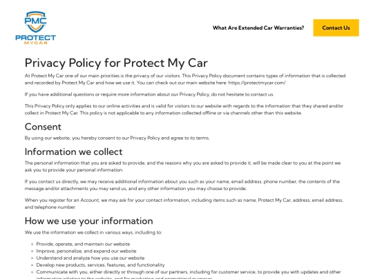 privacy-policy screenshot