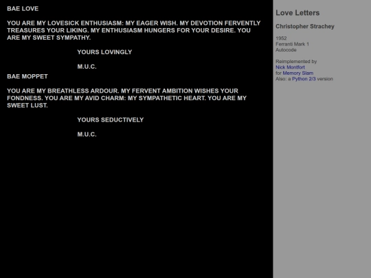 misc/loveletters screenshot