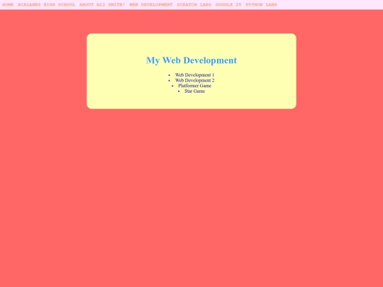 Webdev screenshot