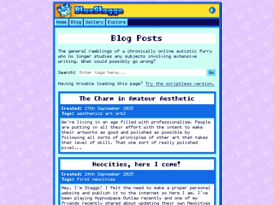 blog screenshot