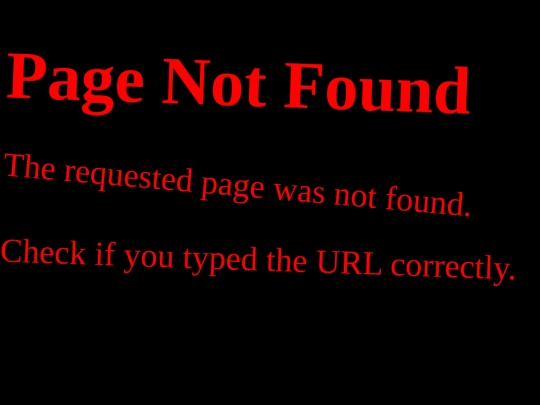 not_found screenshot