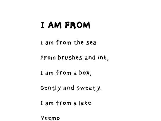 I'm from/i am from screenshot