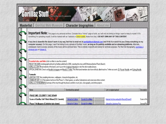index screenshot