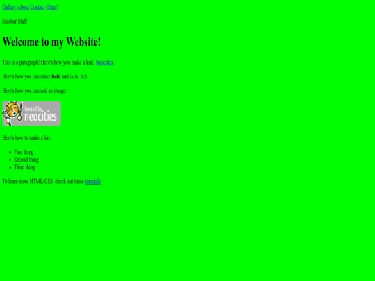 index screenshot